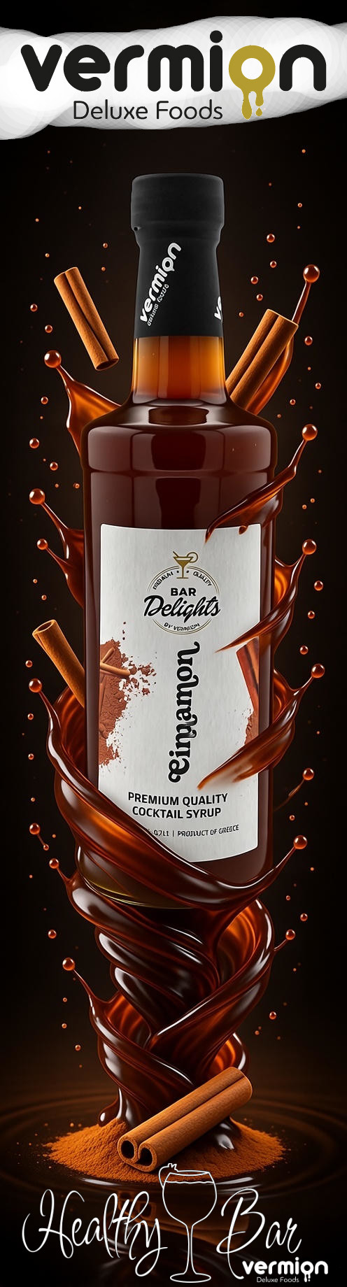 Syrop Cynamonowy 0,7l - Vermion Deluxe Food Cinnamon syrop-cynamon