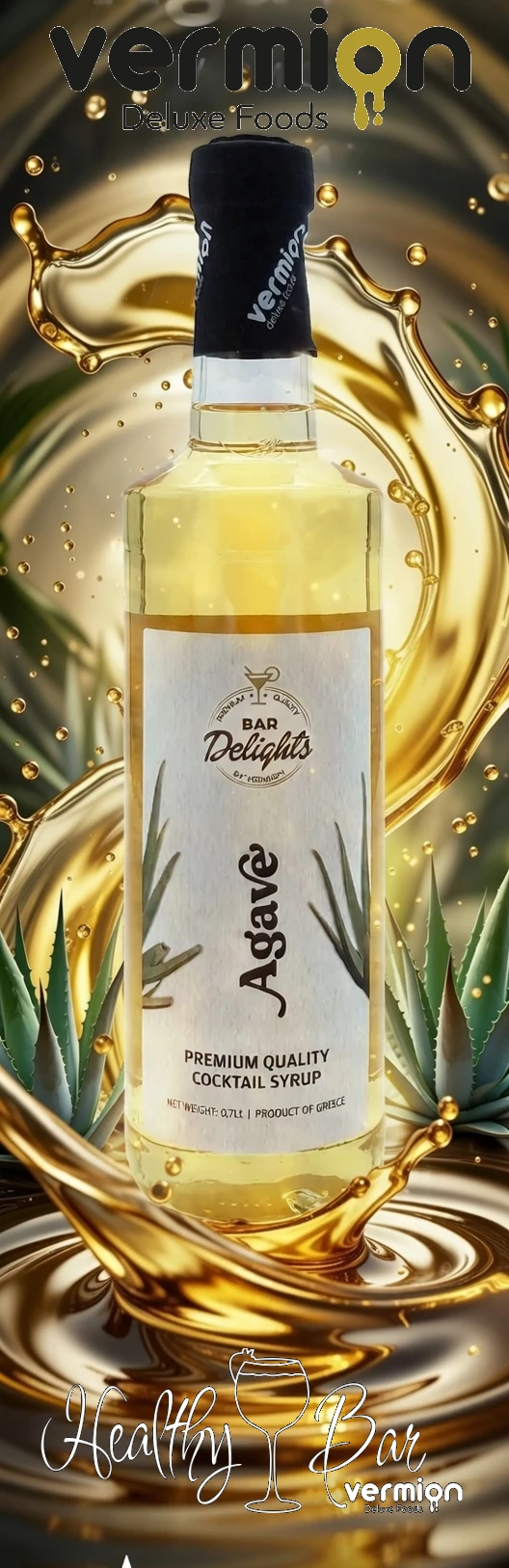 Syrop Agawa 0,7l - Vermion Deluxe Food Agave syrop-agave