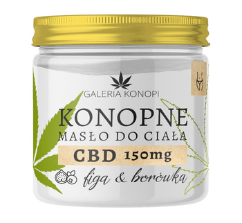 Masło CBD do ciała figa&borówka - Galeria Konopi