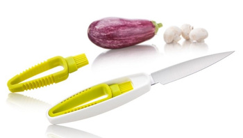 Nóż do warzyw + szczotka