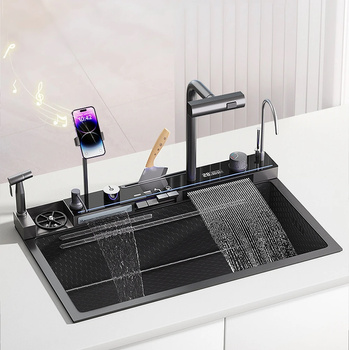 Zlewozmywak wielofunkcyjny z wodospadami, z baterią - cały komplet Ultimate