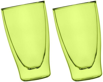 Szklanki termiczne zielone 2x400ml