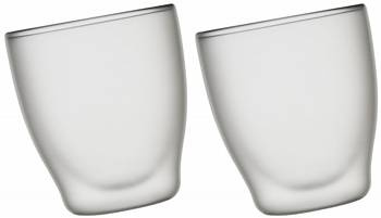 Szklanki termiczne 2x200ml satynowe matowe