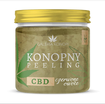 Konopny peeling myjący CBD - Galeria Konopi