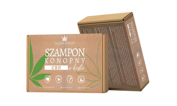 Konopny szampon CBD w kostce - Galeria Konopi