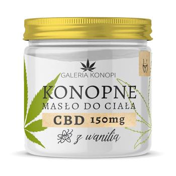 Masło CBD do ciała wanilia - Galeria Konopi