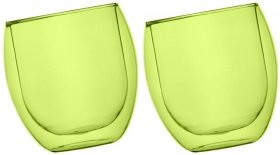 Szklanki Jumbo termiczne zielone 2x400ml