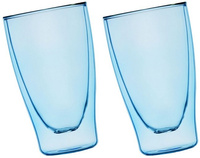 Szklanki termiczne niebieskie 2x400ml